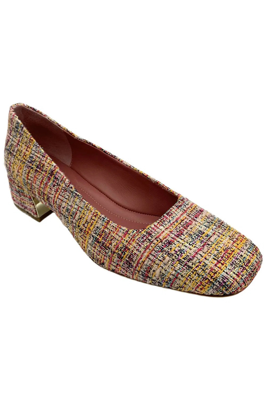 Donald Pliner Women's Drew Slip-On Heel Multi Brocade - Medium